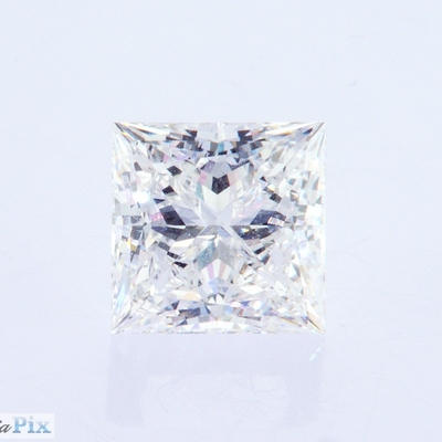 3.3ct प्रिंसेस कट लैब निर्मित सफेद हीरे आभूषण बनाने के लिए आईजीआई प्रमाणित