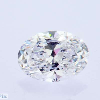3.2ct कोई बाउटी बर्फ कट अंडाकार चमकदार आईजीआई प्रमाणित प्रयोगशाला निर्मित सिंथेटिक सफेद सीवीडी हीरा