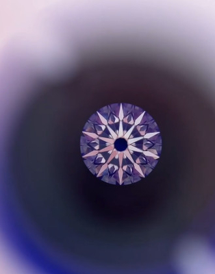 10 दिल तीर गोल आकार प्रयोगशाला में उगाए गए हीरे प्रमाणित सिंथेटिक हीरे