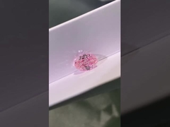 100% कार्बन लैब विकसित गुलाबी हीरे, मानव निर्मित सिंथेटिक हीरा
